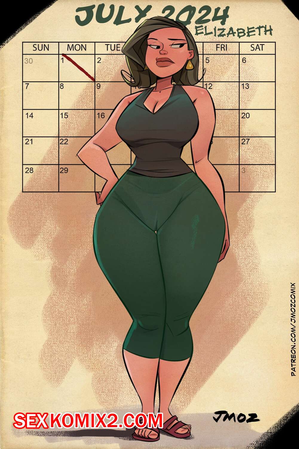 🍓 Порно комикс Calendar Girls Elizabeth July. jMoz Comix. комикс для  взрослых вокруг своим шикарным 🍓 | Порно комиксы | flash-porno.com