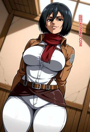 Порно комикс Mikasa Ackerman x BBC. Floxin