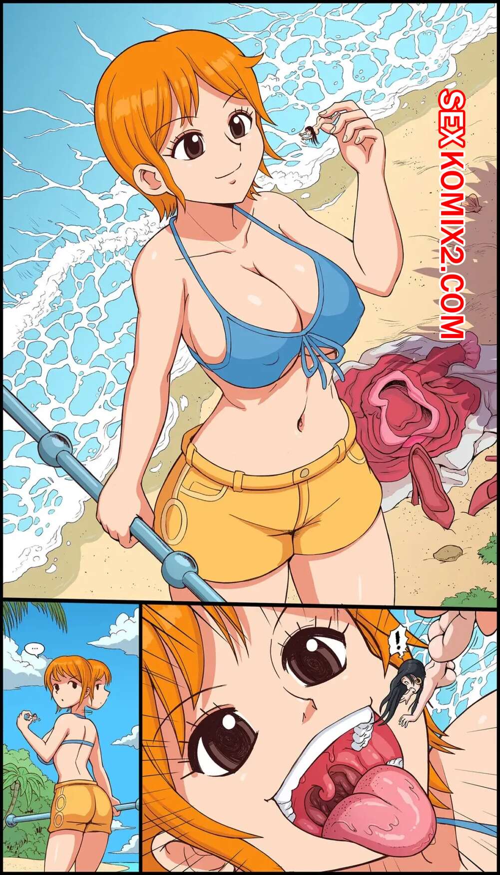  otto хентай 3д ❤️ Порно комикс One Piece. Нами. Nami vore. Karbo комикс для взрослых  крошечных размеров. Она ❤️ | Порно комиксы | allmanga.org