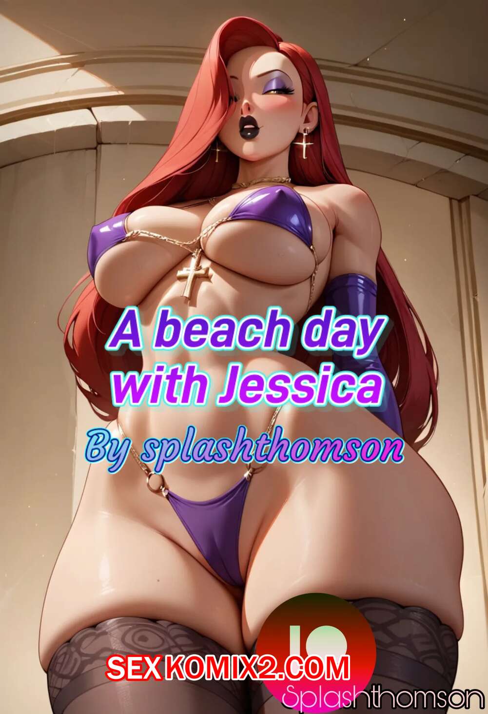 ℹ️ Порно комикс Пляжный день с Джессикой. A beach day with Jessica.  Splashthomson комикс для взрослых с огромным хуем. ℹ️ Мир порно комиксов и  секс комиксов | allmanga.org