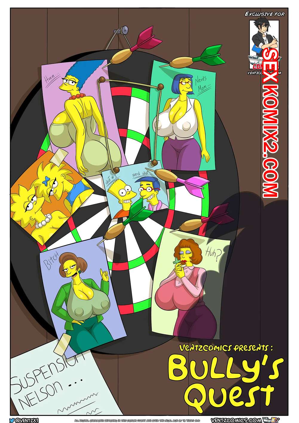 Порно Симпсоны ℹ️ Порно комикс Симпсоны. Квест хулигана. Bullys Quest. Arabatos , Ventz  Comics. комикс для взрослых раздеваются и сосут ℹ️ Мир порно комиксов и  секс комиксов | porncomicsworld.com