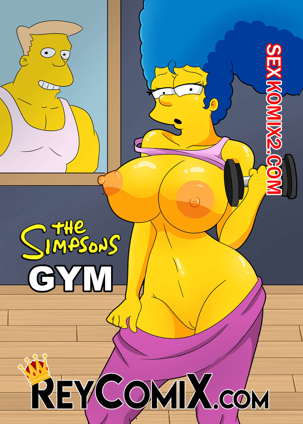 🌶 Порно комикс Симпсоны. Лос Симпсоны. Тренажерный зал. Los Simpsons. GYM.  Exclusivo ReyComiX комикс для взрослых накаченного парня. Он 🌶 Порно  комиксы | www.flash-porno2.com