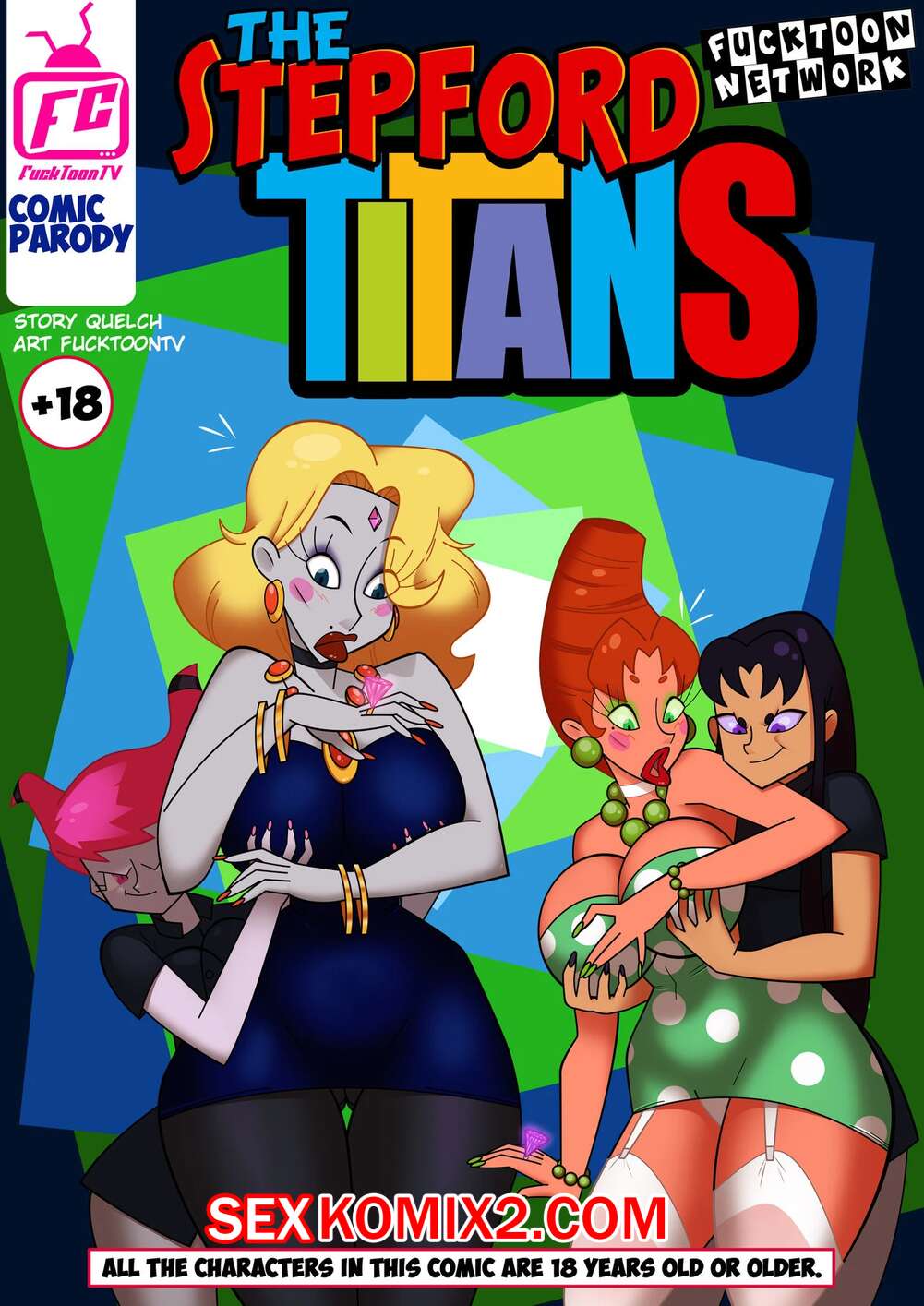 ℹ️ Порно комикс Титаны. Степфордские Титаны. The Stepford Titans. Teen  Titans. FucktoonTV комикс для взрослых встретили Блэкфайр и ℹ️ Мир порно  комиксов и секс комиксов | porncomicsworld.com