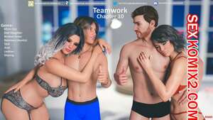 Порно комикс Все вместе. Часть 10. Teamwork. MandoLogica